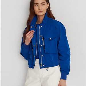 Ralph Lauren Cropped Taffeta Jacket